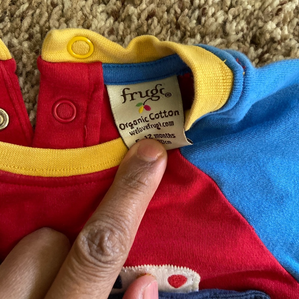 Frugi boys top 6-12 mos - Picture 2 of 3